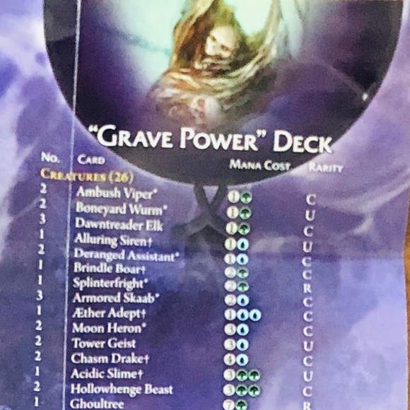 *0003* Grave Power Deck, 2013 Dark Ascension, used - Picture 8 of 10
